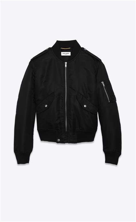 ysl bomber jacket womens
